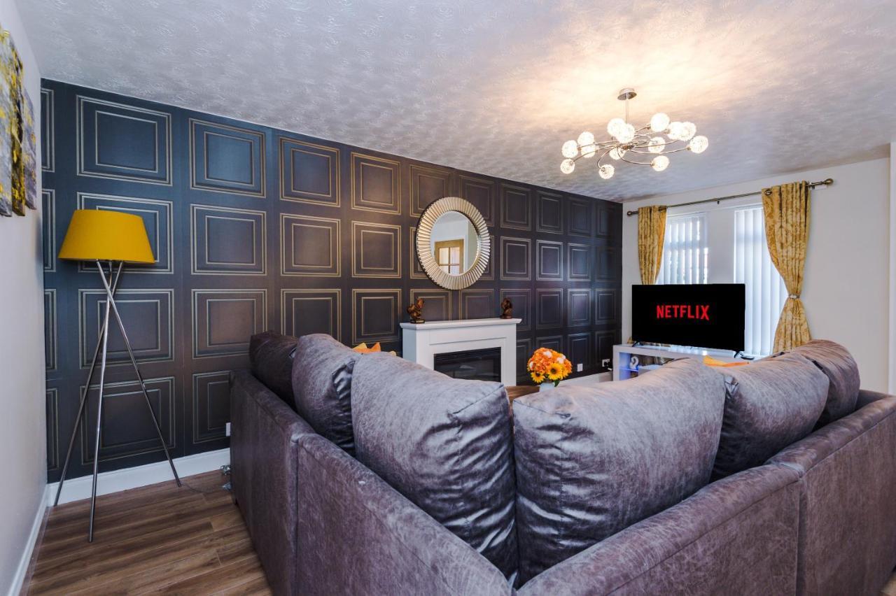 Stylish 4 Bedroom Home Close To Manchester City Centre Bagian luar foto