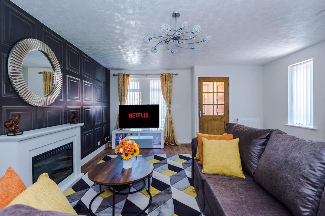 Stylish 4 Bedroom Home Close To Manchester City Centre Bagian luar foto