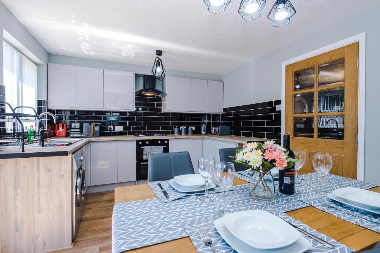 Stylish 4 Bedroom Home Close To Manchester City Centre Bagian luar foto